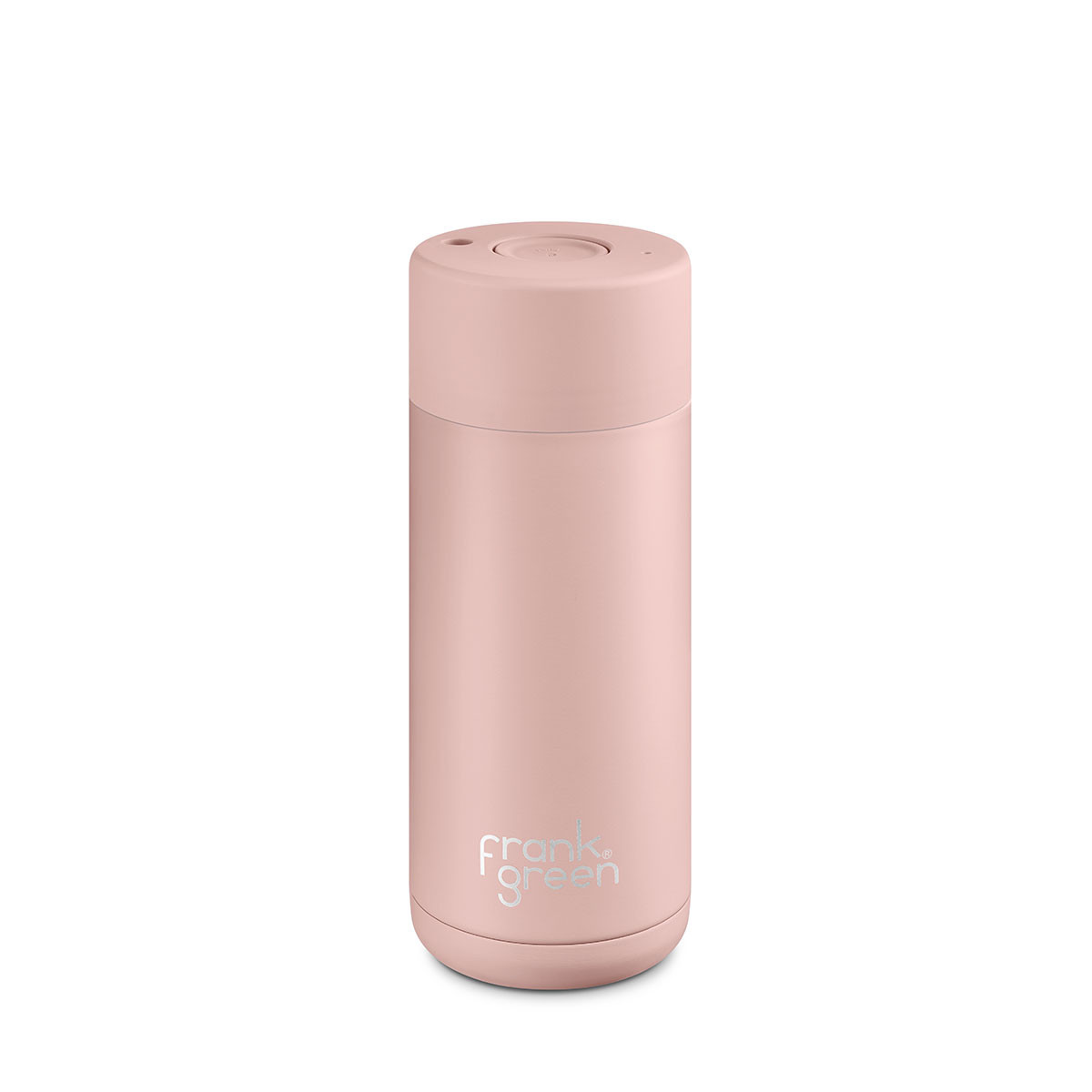 Frank Green: Stainless Steel Reusable Smart Cup - Nude Rose (16oz/473ml)