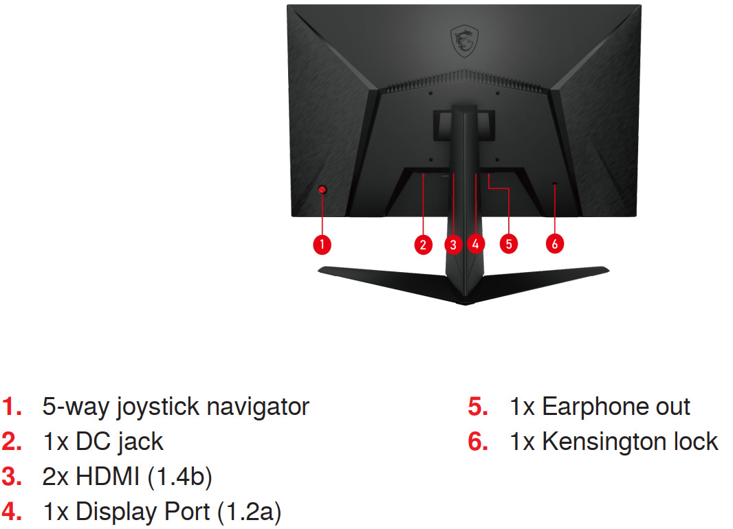 24'' MSI Optix eSports Monitor image