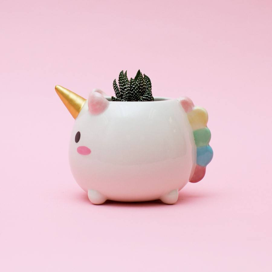 Elodie Unicorn Planter