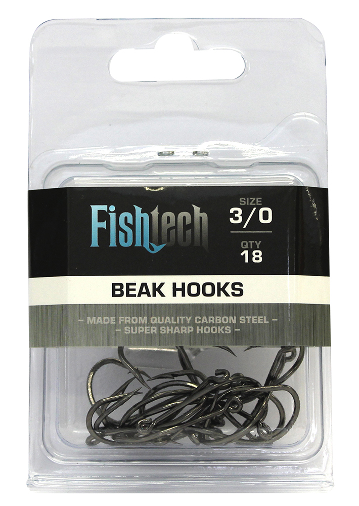 Fishtech Beak Hooks 3/0 (18 per pack) image