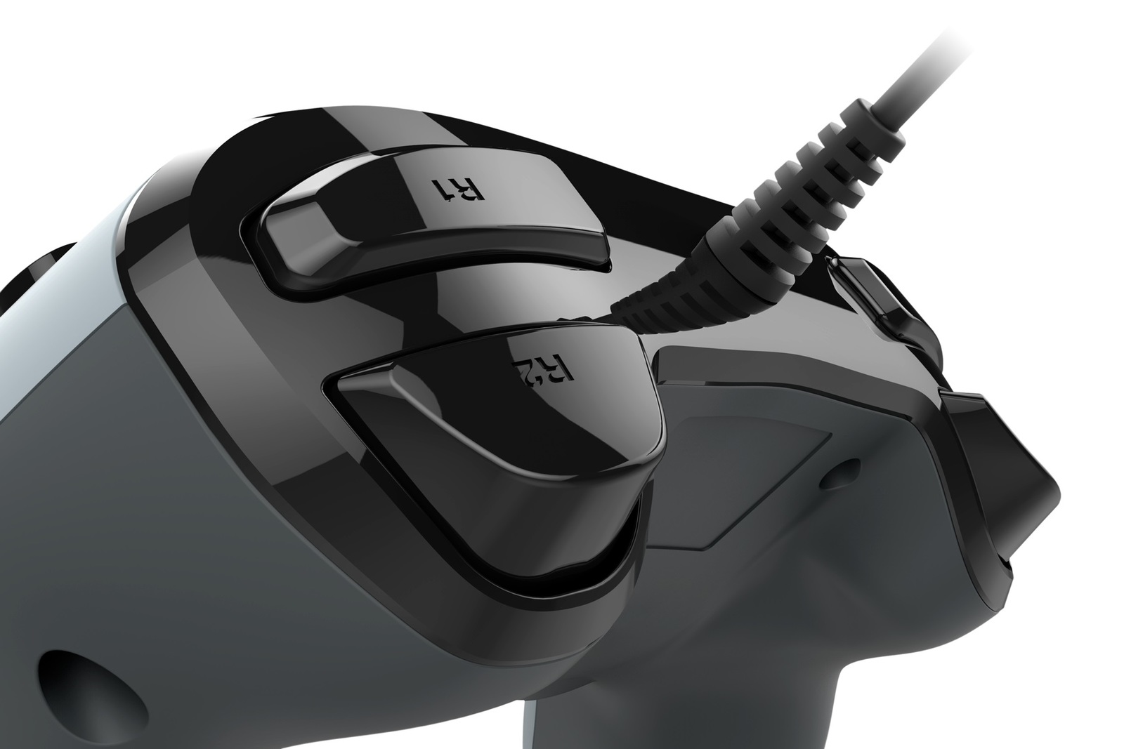 Nacon PS4 Wired Gaming Controller - Grey for PS4 image