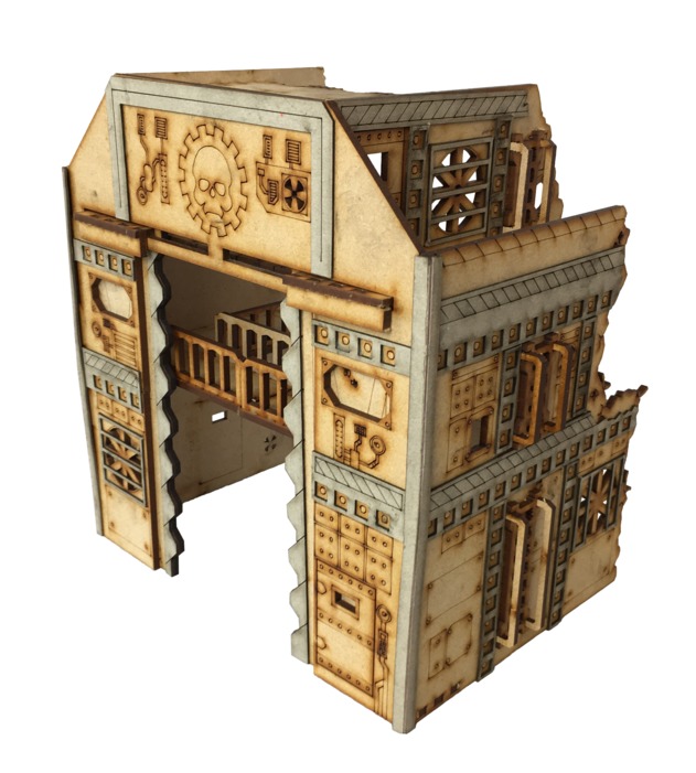 TTCombat: Tabletop Scenics - Gothic Ruined Garage image