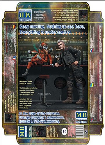 1/24 At the Edge of the Universe. Strange Company's Adventures. Episode I. The First Meeting: Keep moving, Nothing to see here. Everything is under control (2 Figures & Counter) image