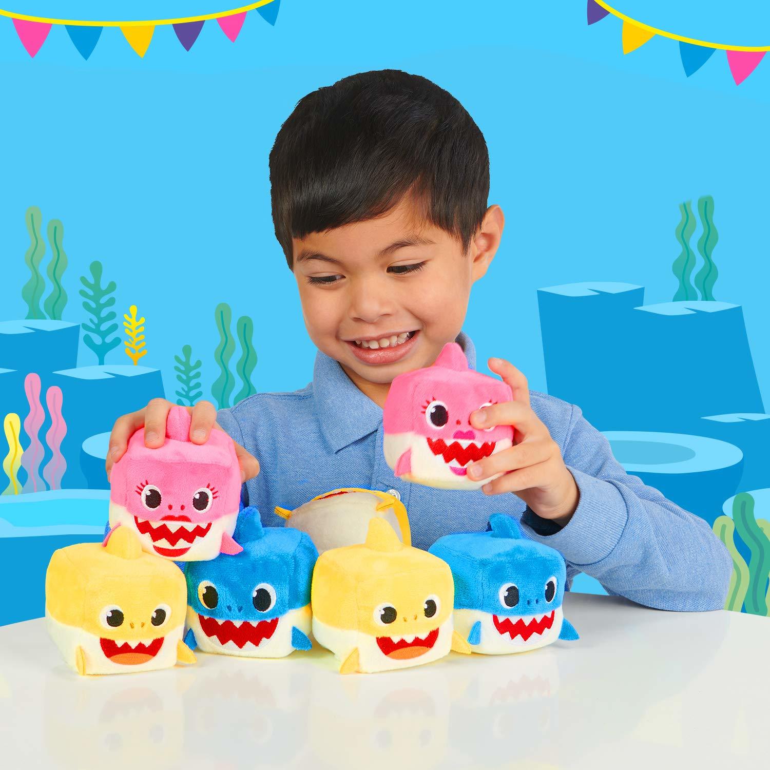 Baby Shark: 3" Sound Cube Plush - Mommy Shark image