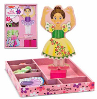 Nina Ballerina Magnetic Wooden Dress-Up Set - Melissa & Doug