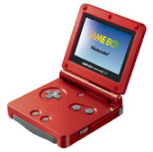 Game Boy Advance SP - Flame Red for GBA Game Boy Advance SP - Flame Red for GBA