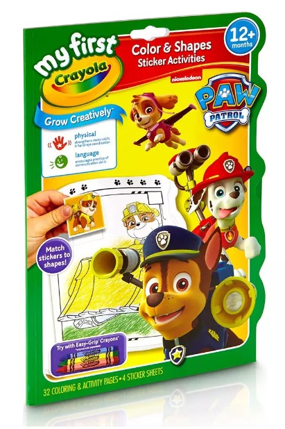 My First Crayola: Colour & Activity Pad – Paw Patrol