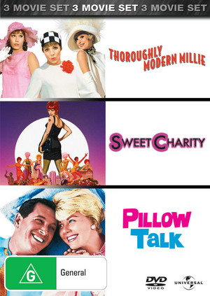 Thoroughly Modern Millie / Sweet Charity / Pillow Talk (3 Disc Set) on DVD image