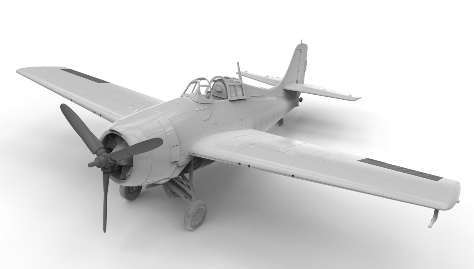 Airfix: 1:72 Gruuman F4F-4 Wildcat Starter Set - Model Kit