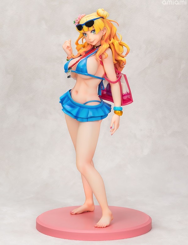 Please Tell Me! Galko-chan: 1/6 Galko-Chan (Swimsuit Ver.) - PVC Statue image
