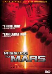 Mission To Mars on DVD Mission To Mars on DVD