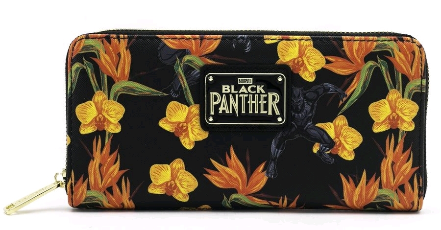 Loungefly: Black Panther - Floral Zip-Around Wallet image