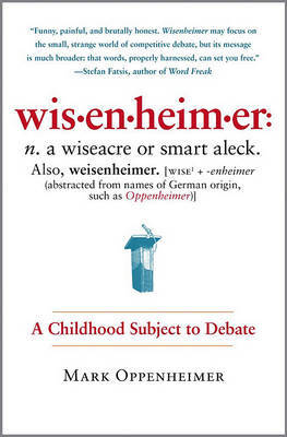 Wisenheimer on Hardback by Mark Oppenheimer