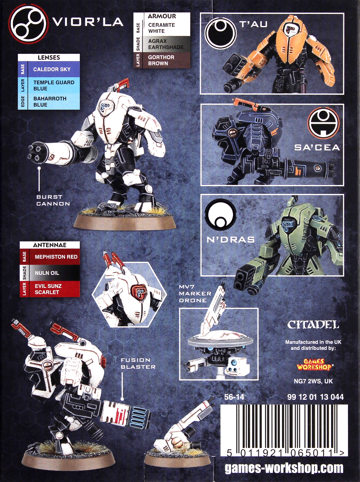 Warhammer 40,000 Tau XV25 Stealth Battlesuits