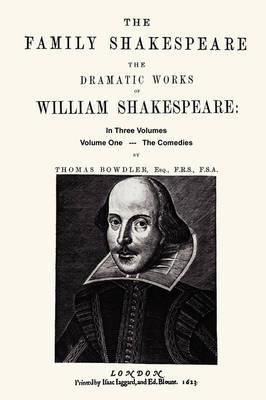 The Family Shakespeare, Volume One, The Comedies by William Shakespeare image