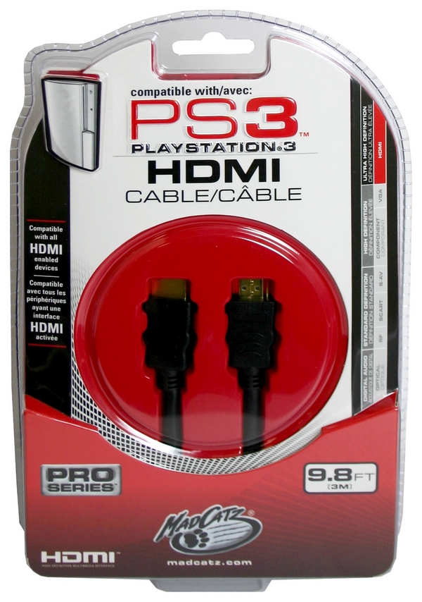Mad Catz HDMI Cable for PS3 image