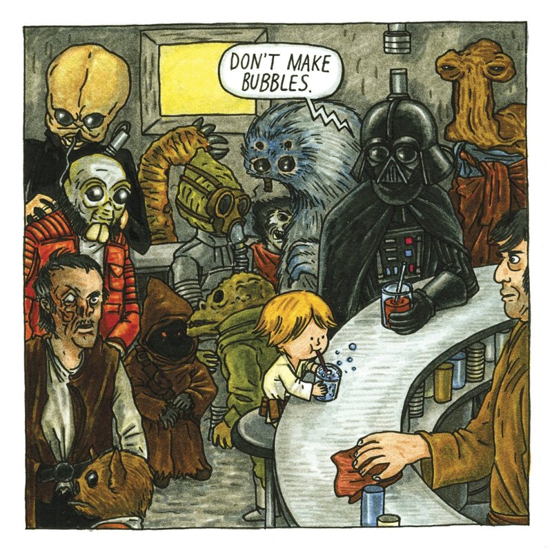 Darth Vader and Son by Jeffrey Brown image