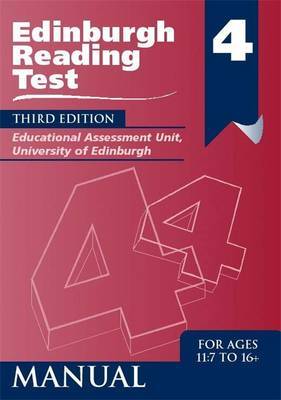 Edinburgh Reading Test (ERT) 4 Manual image