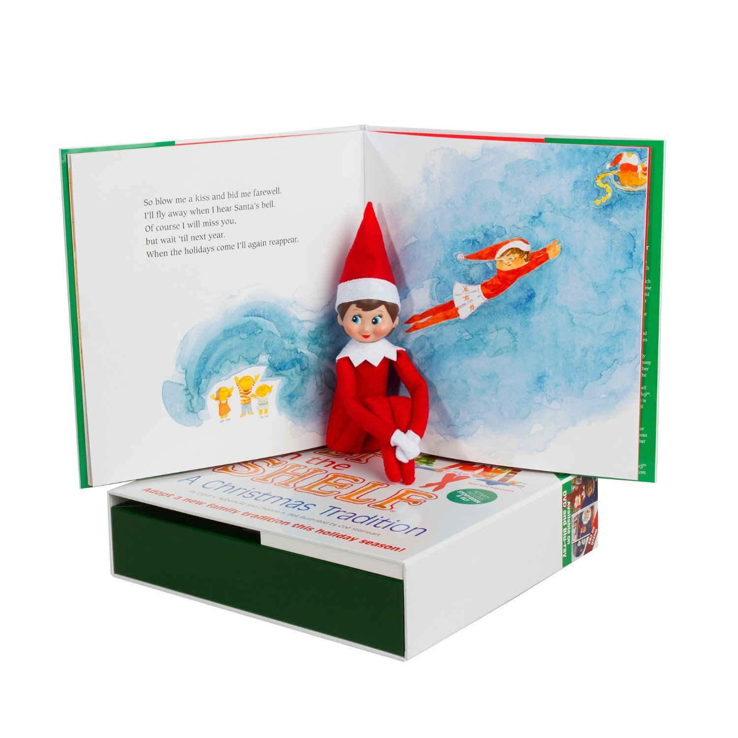 The Elf on the Shelf Girl Light Doll with Book: A Christmas Tradition by Carol V Aebersold image