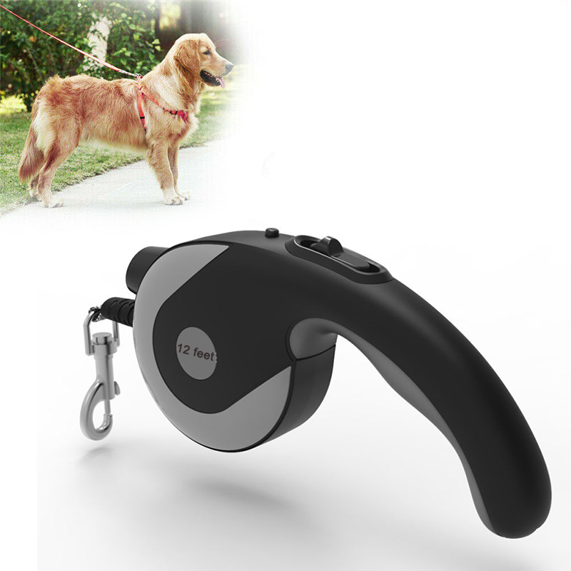 Buy Retractable Lightweight LED Pet Leash Medium/Large Dogs at Mighty