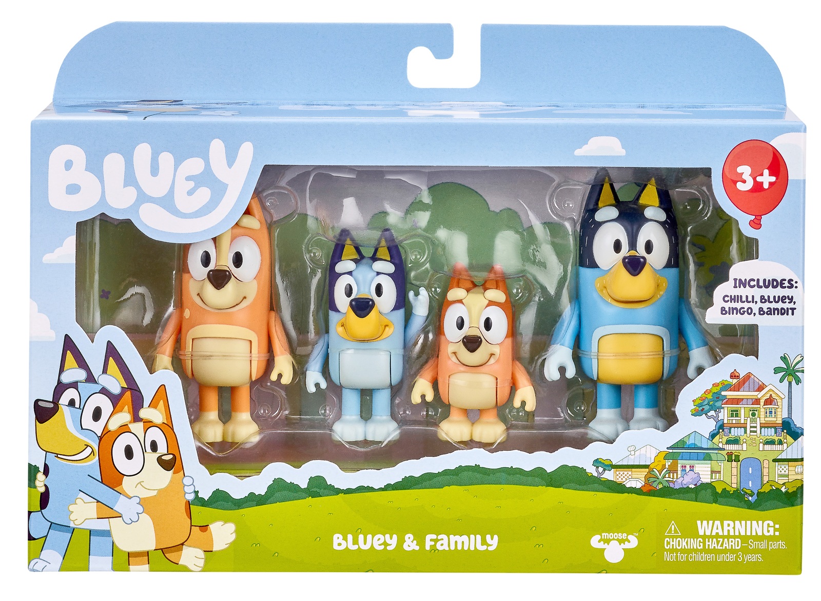 Bluey Figure 4 Pack Bluey Family Images At Mighty Ape Nz Bluey Figure 4 Pack Bluey Family Images At Mighty Ape Nz