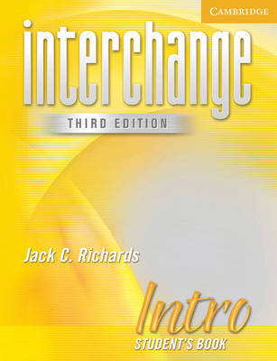 Interchange Intro Student's Book by Jack C Richards image