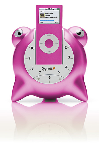 Cygnett GROOVETOONS - PINK - IPOD NANO 2G SPEAKER DOCK image