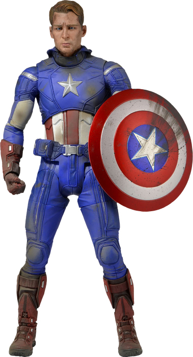Marvel Captain America Battle Damaged 18" Action Figure image