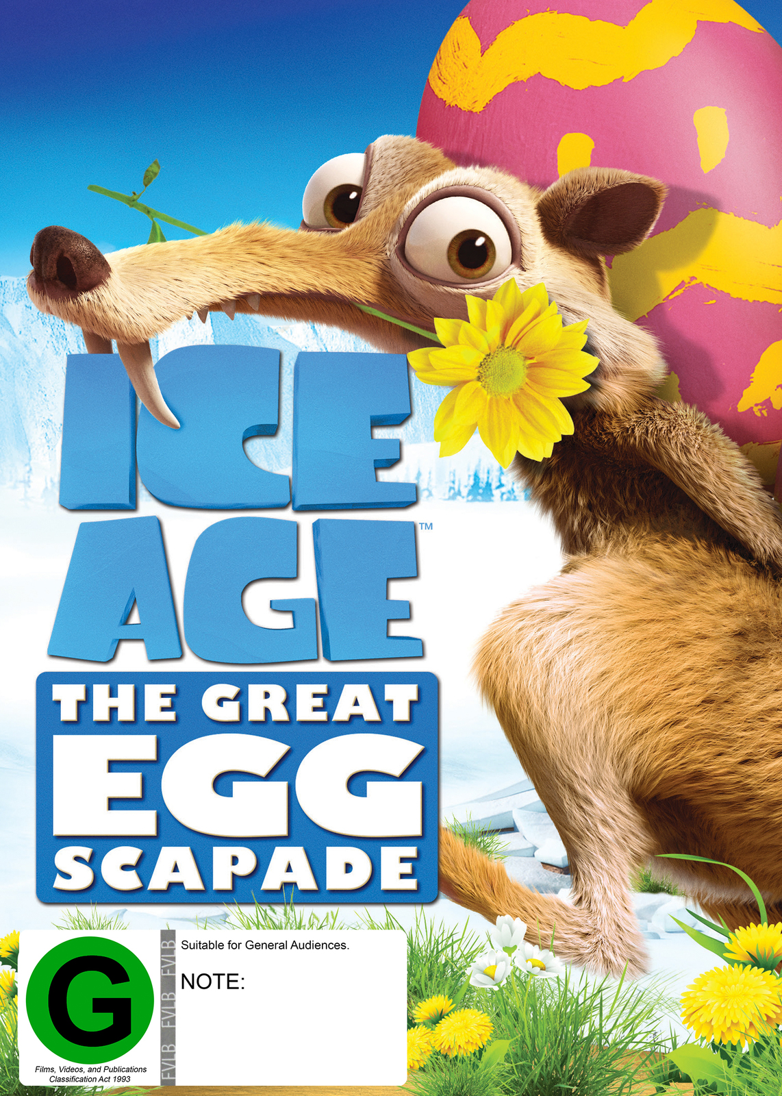Ice Age: The Great Eggscapade on DVD image