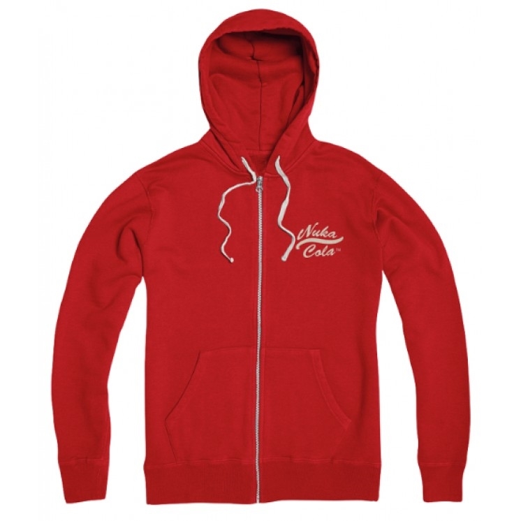 Fallout Nuka Cola Pin-Up Zip-Up Hoodie (Medium)