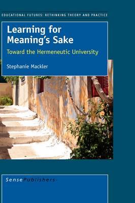 Learning for Meaning's Sake by Stephanie Mackler image