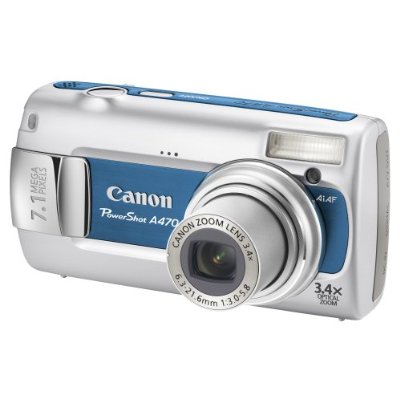 anon A470 7.1Mp 3.4X Optical Digital Camera Blue image