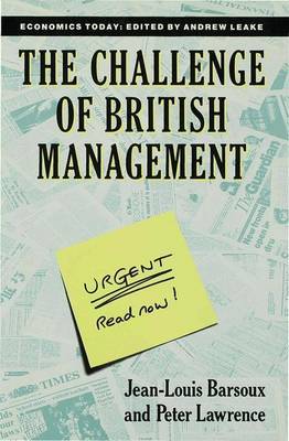 The Challenge of British Management by Jean-Louis Barsoux image