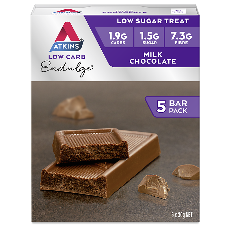 Atkins Endulge Bars - Milk Chocolate (5 x 30g) image