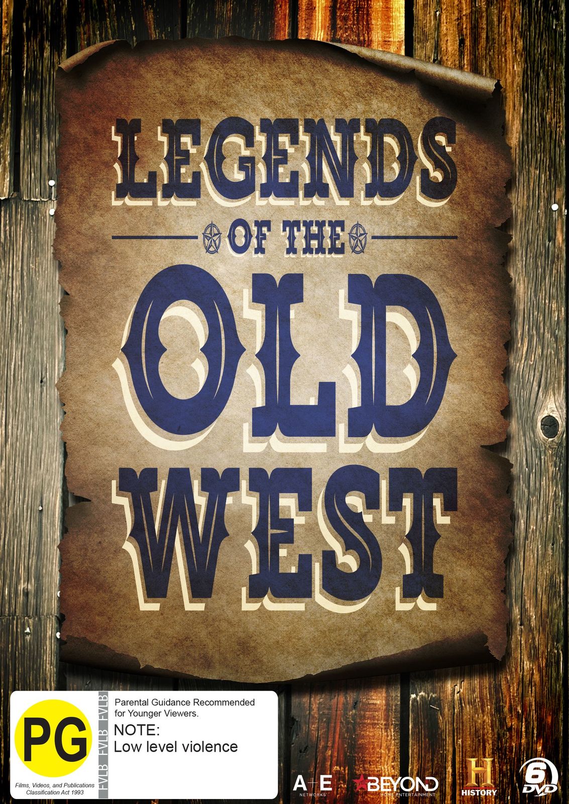 Legends of the Old West Collection on DVD image