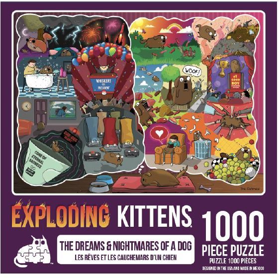 exploding kittens puzzle 1000 piece