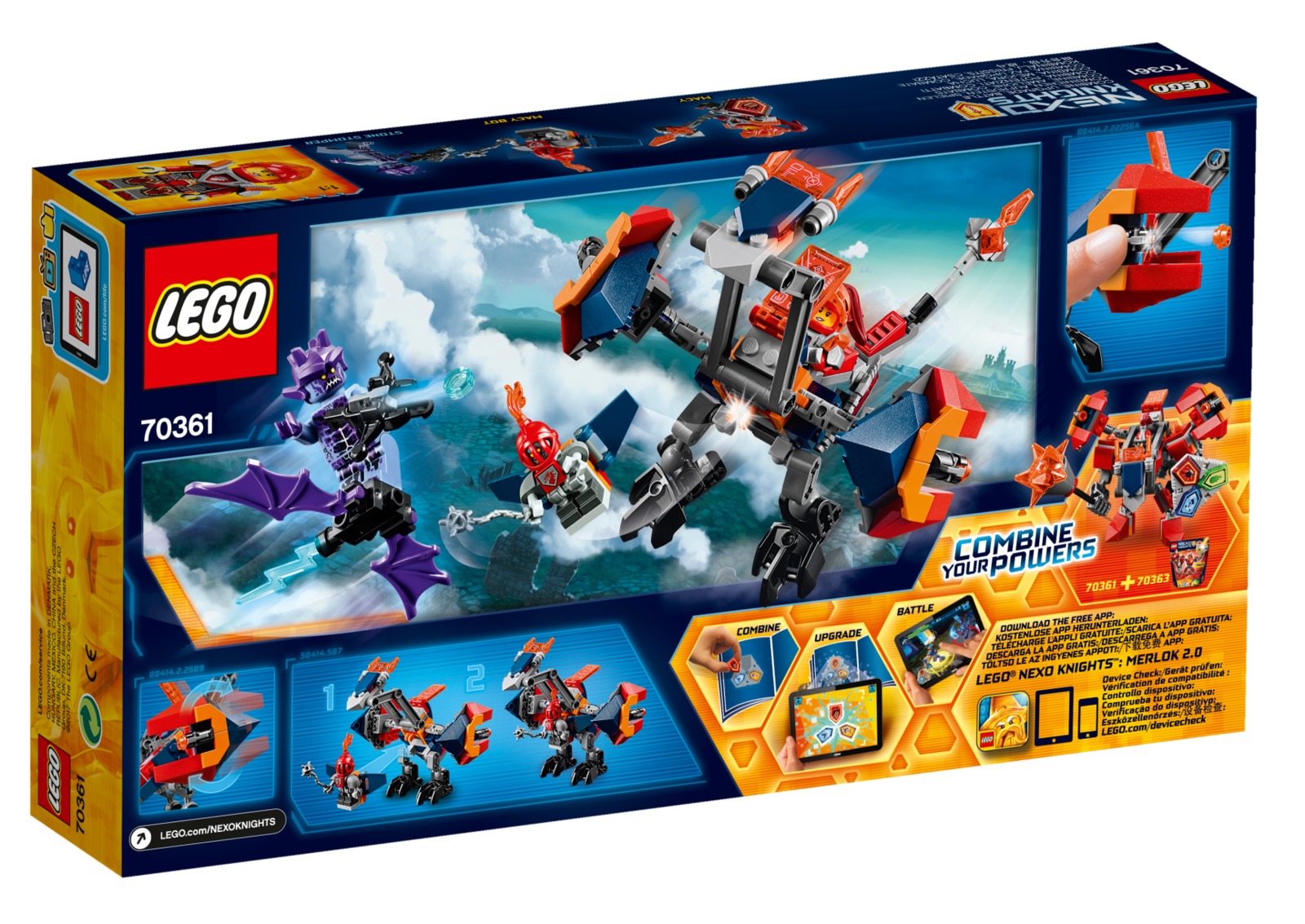 LEGO Nexo Knights - Macy's Bot Drop Dragon (70361) image