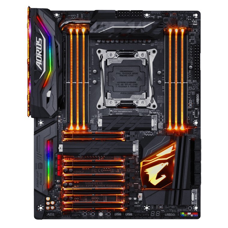 Gigabyte Aorus X299 AORUS Gaming 9 ATX X299 Motherboard image