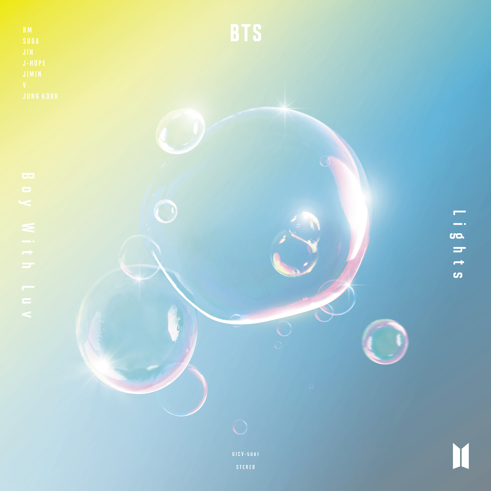 Lights / Boy With Luv on CD by BTS