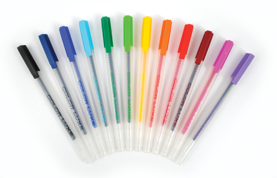 Colour Luxe Gel Pens (Pack of 12) image