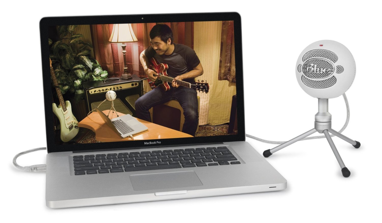 Blue Microphones Snowball iCE USB Condenser Microphone (White) for image