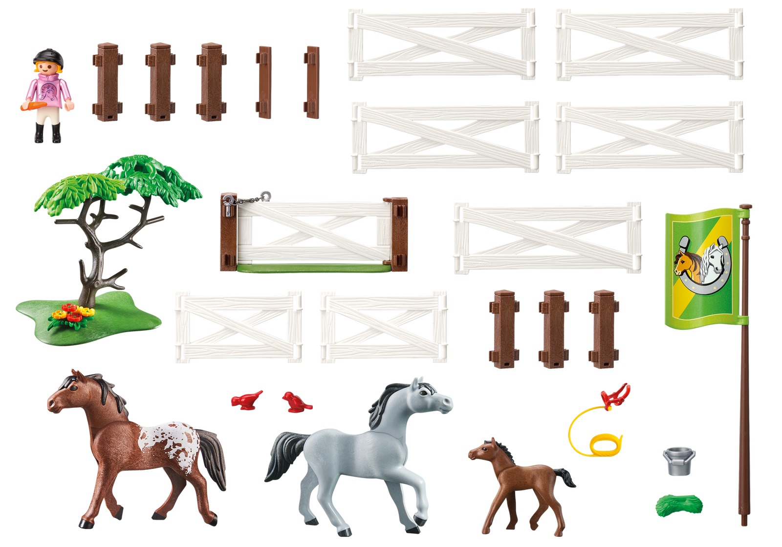Buy Playmobil Horse Paddock (6931) at Mighty Ape NZ