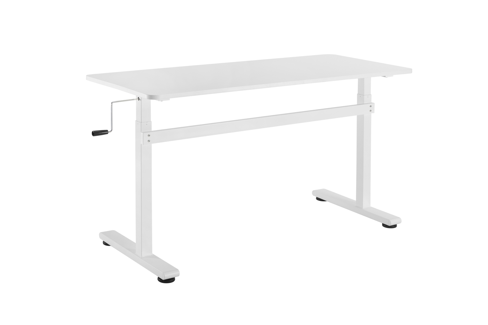 Buy Manual Sit Stand Desk White at Mighty Ape NZ