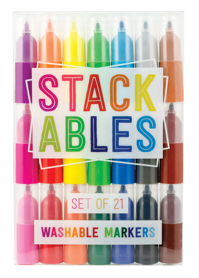 Buy Stackables Markers Set of 21 at Mighty Ape NZ