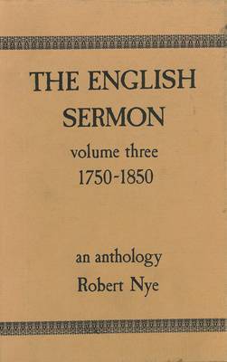 The English Sermon: v. 3: 1750-1850 image