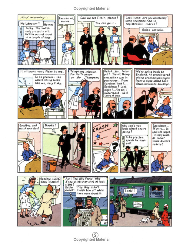 The Black Island (The Adventures of Tintin #7) by Herge