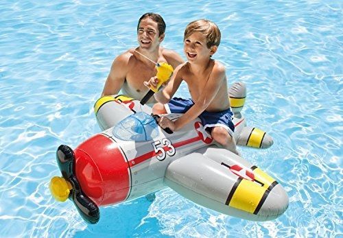 Intex: Water Gun Plane Ride-On - Grey image