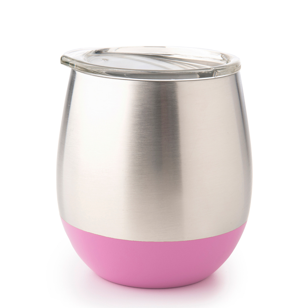 Stainless Steel Insulated Glass - Pink (240ml)