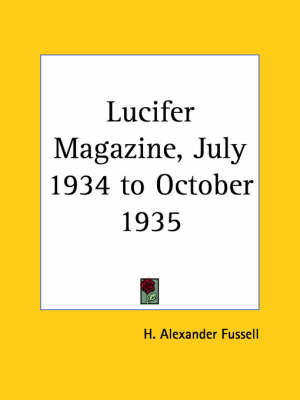 Lucifer Magazine VI-VII (1934) image