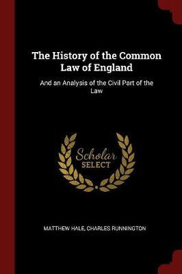 The History of the Common Law of England image